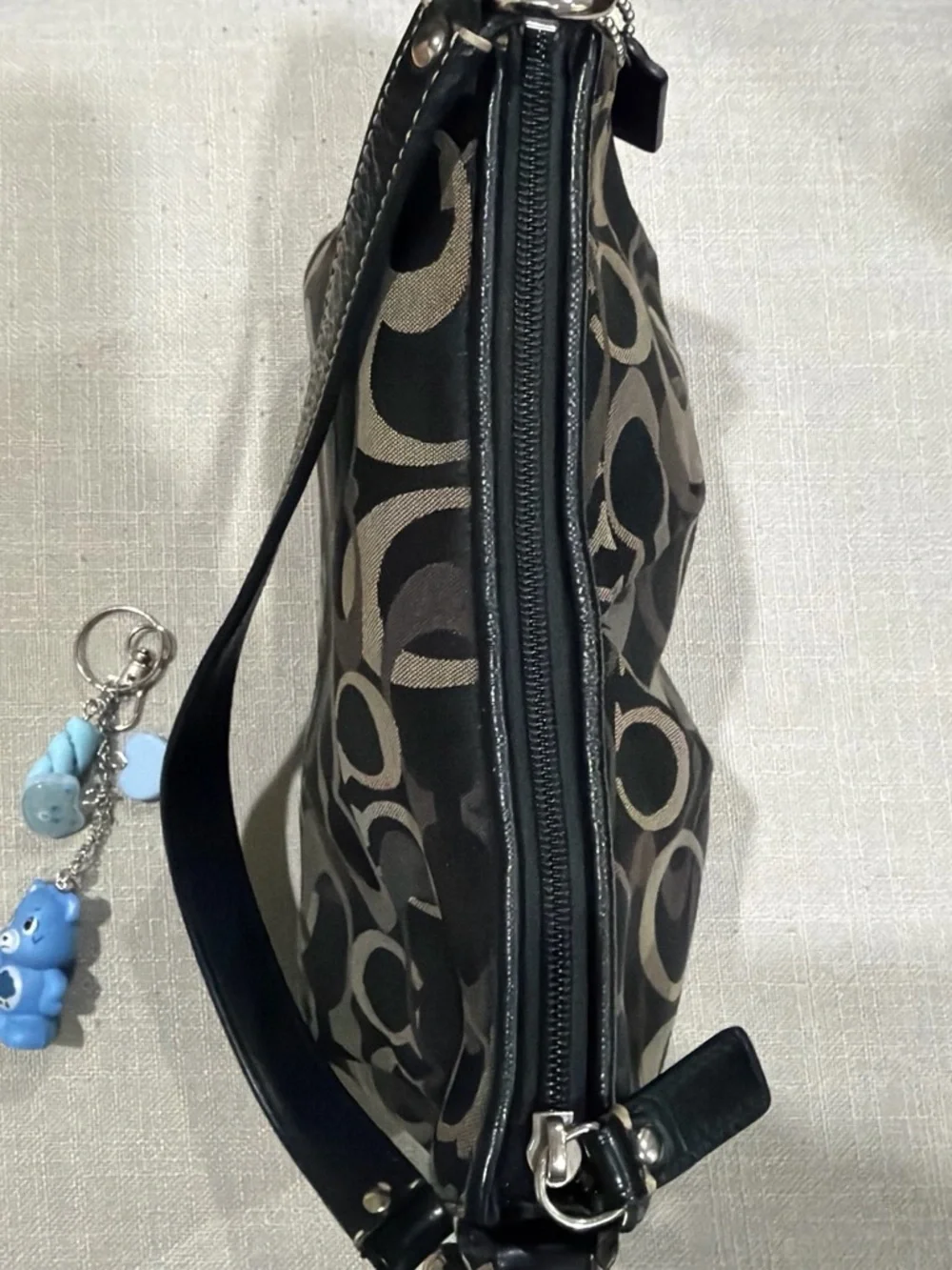 Coach Chelsea Optic Signature Demi Pouch Bag